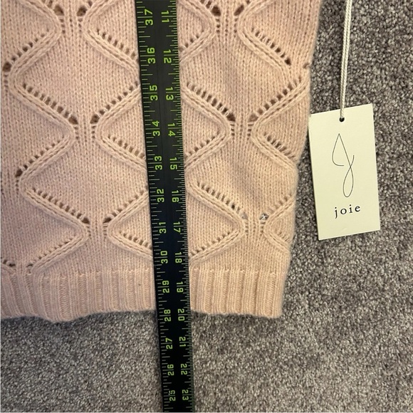 JOIE Women's Long Sleeve Pullover Sweater Pink Crew Neck Stretch Size XS - NWT - Picture 8 of 11
